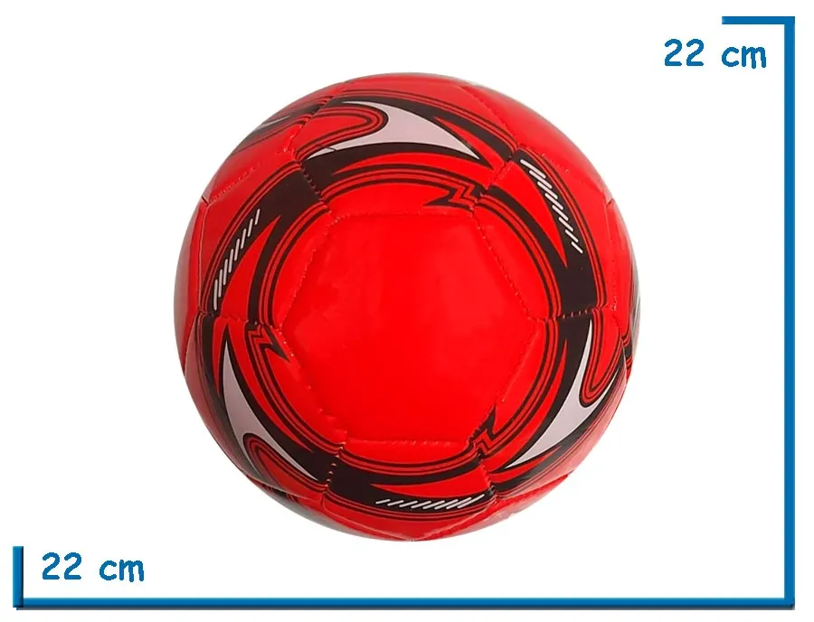 PELOTA DE CUERO Nø5 ROJA REFORZADA