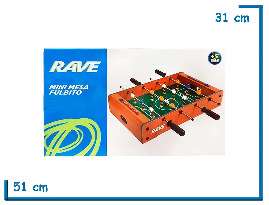 RAVE MINI FUTBOLITO METEGOL