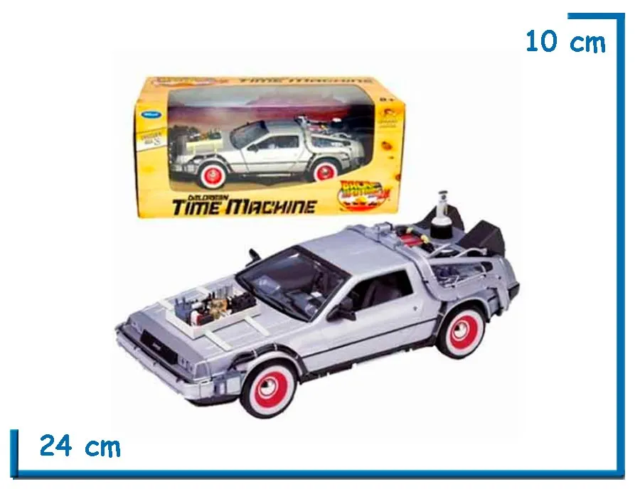 WELLY DELOREAN TIME MACHINE BACK TO THE FUTURE III 1.24