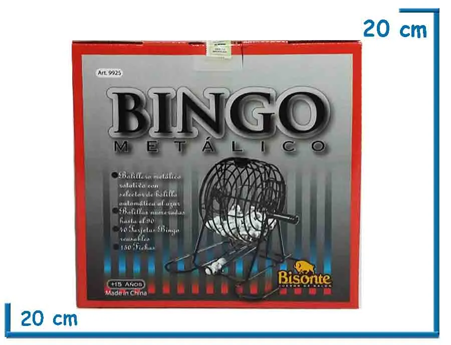 BINGO METALICO BISONTE