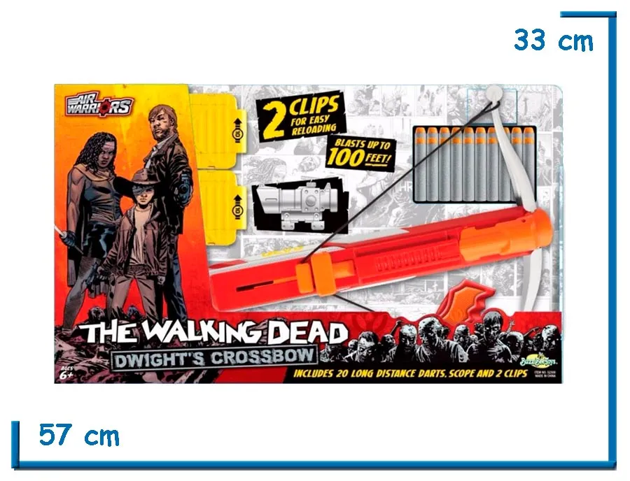 THE WALKING DEAD BALLESTA CON 20 DARDOS