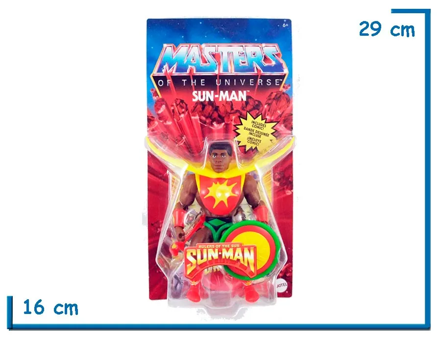 MOTU SUN-MAN FIGURA CON ACCESORIOS