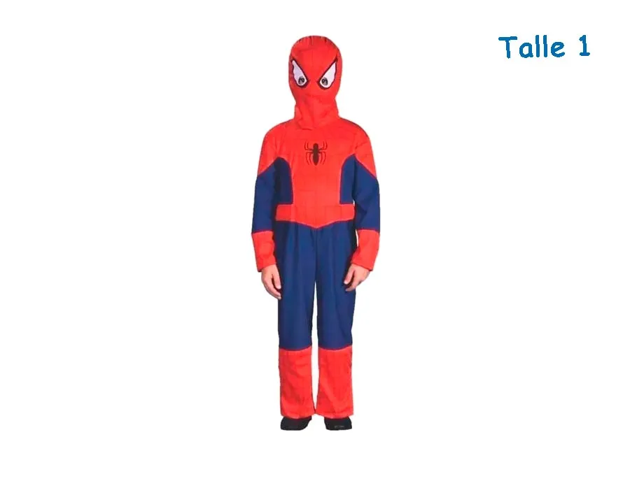 DISFRAZ T.1 SPIDERMAN CLASICO