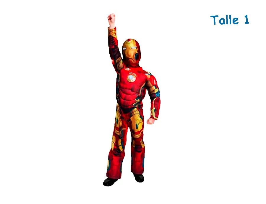 DISFRAZ T.1 IRONMAN MUSCULOSO