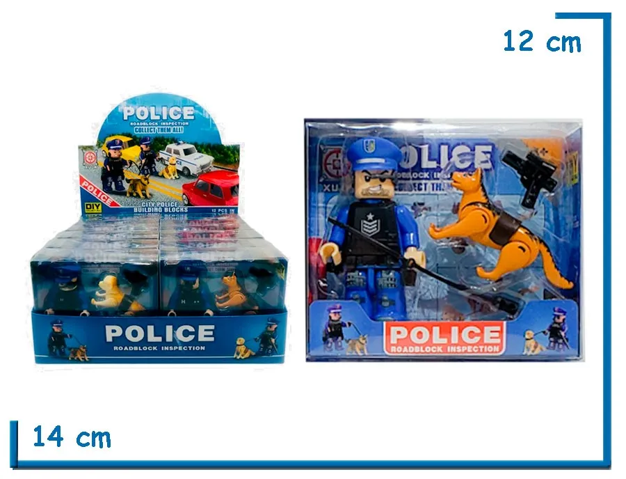 POLICE ROADBLOCK INSPECTION FIGURA SIN GAFAS CON ACCESORIOS