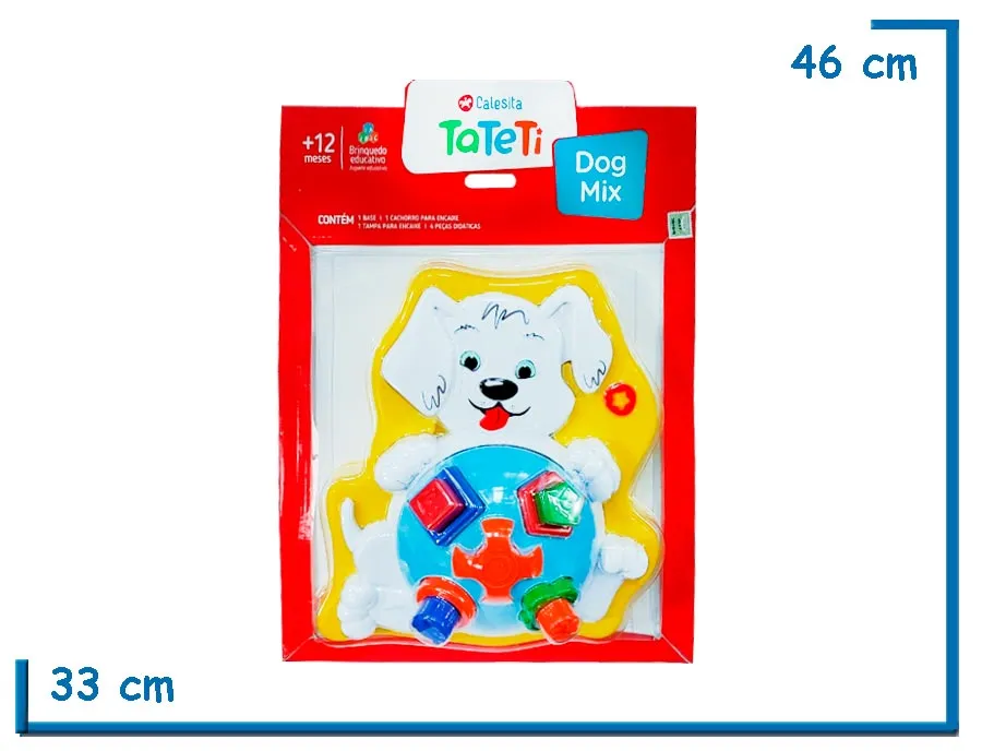 2X1 CALESITA TATETI DOG MIX DIDACTICO EN BLISTER