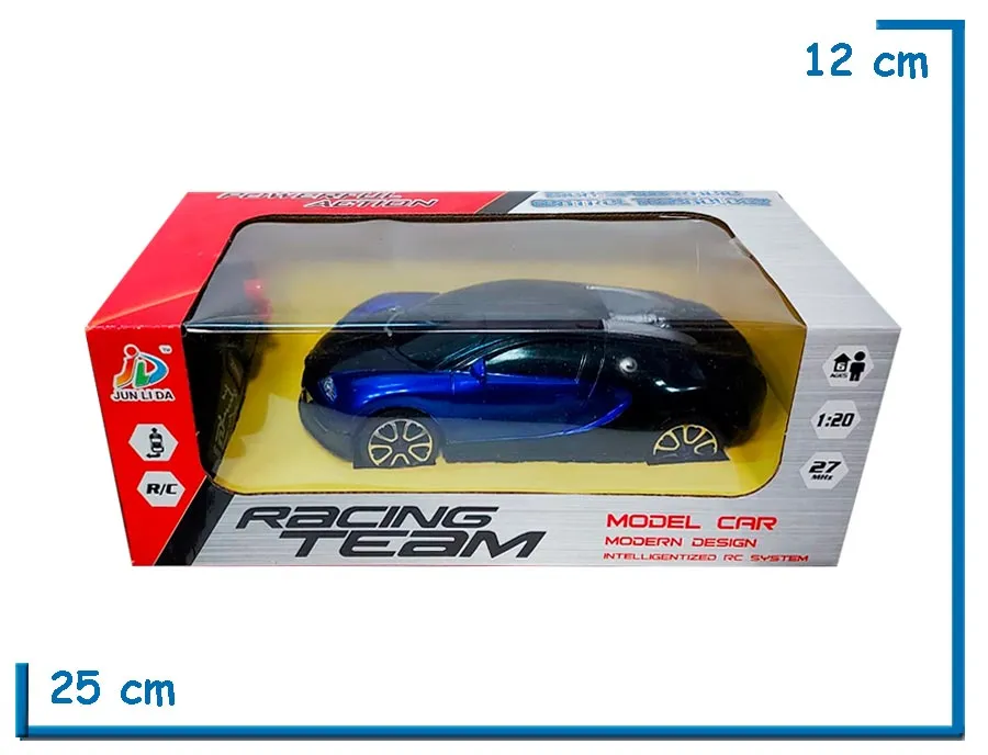 RACING TEAM MODEL CAR AZUL RC