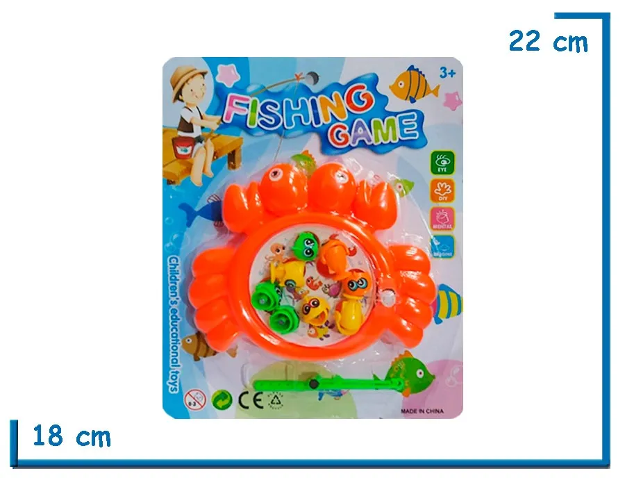 FISHING GAME CANGREJO NARANJA JUEGO DE PESCA SIMPLE