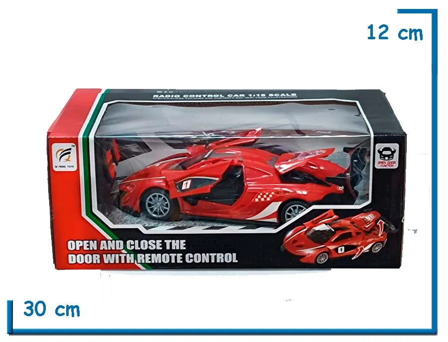 RACE AUTO DE CARERA ROJO RC 1.18