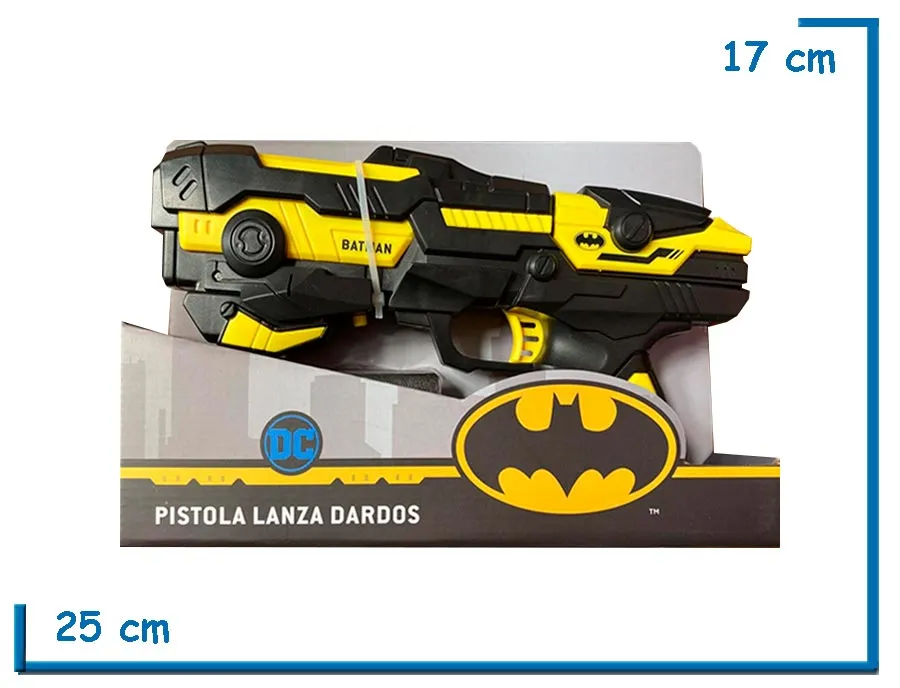 BATMAN PISTOLA LANZA DARDOS GRANDE