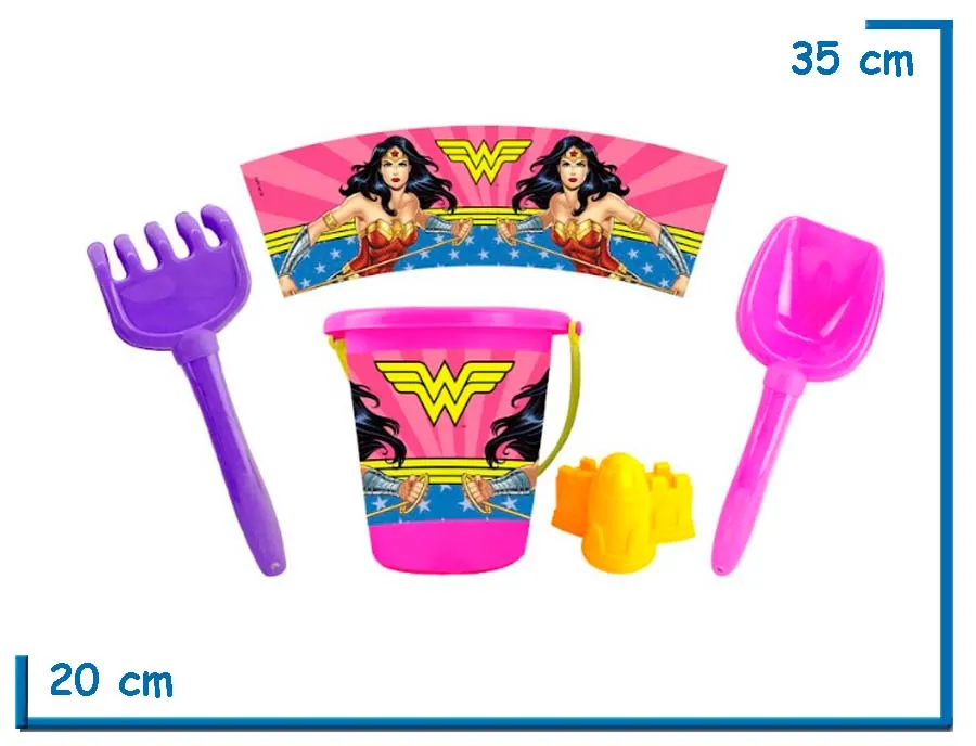 WONDER WOMAN SET DE PLAYA
