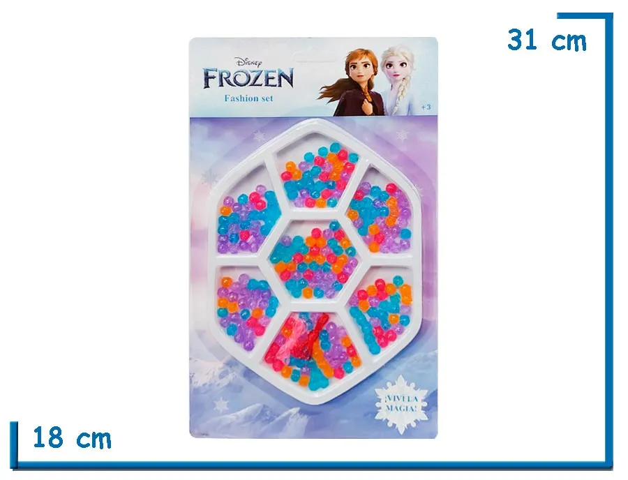 FROZEN FS HEXAGONO CON MOSTACILLAS EN BLISTER