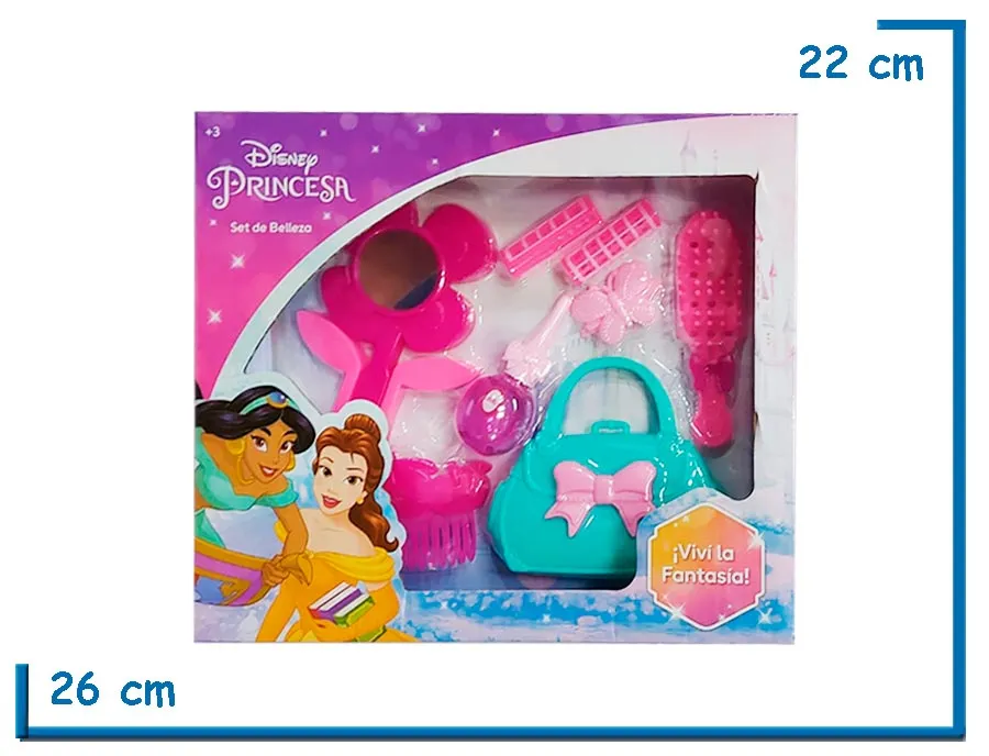 DISNEY PRINCESA SET DE BELLEZA CON CARTERA EN CAJA