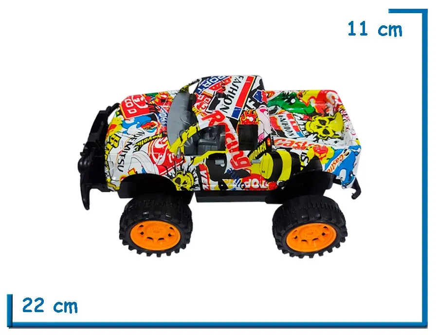 FAST TUNNING CARS 4X4 DE CARGA PLOTEADA SURTIDA EN BOLSA