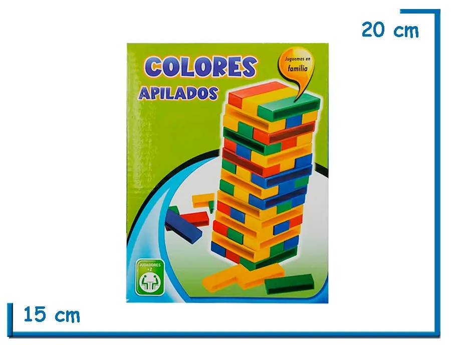 COLORES APILADOS TORRE DE EQUILIBRIO