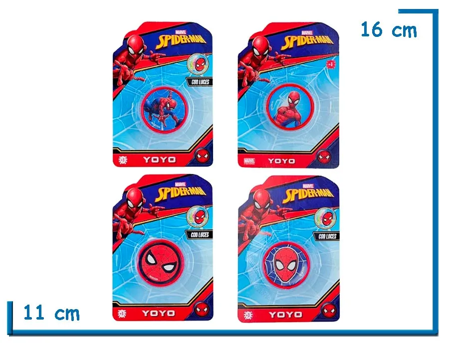 SPIDER-MAN YO-YO ROJO SURTIDO EN BLISTER