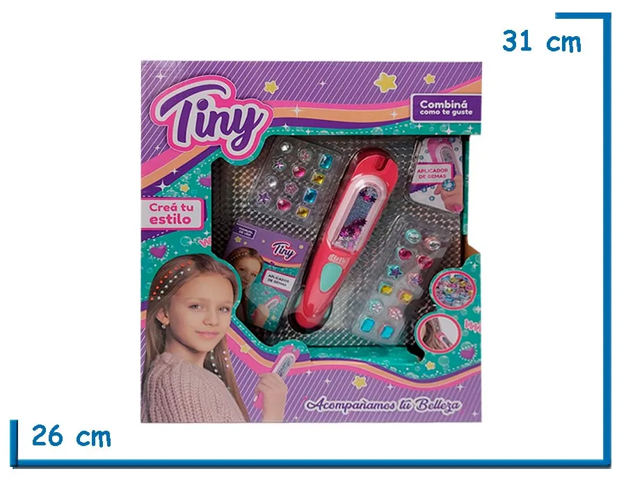 TINY APLICADOR DE GEMAS PARA EL CABELLO