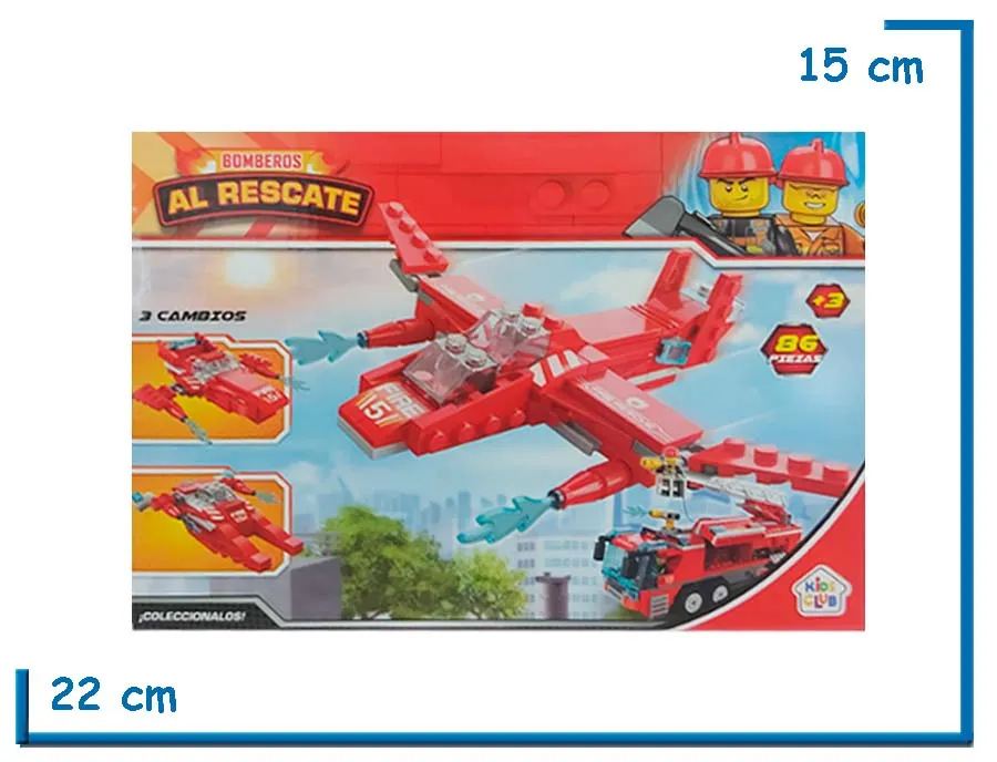 KIDS CLUB BOMBEROS AL RESCATE 86PZS