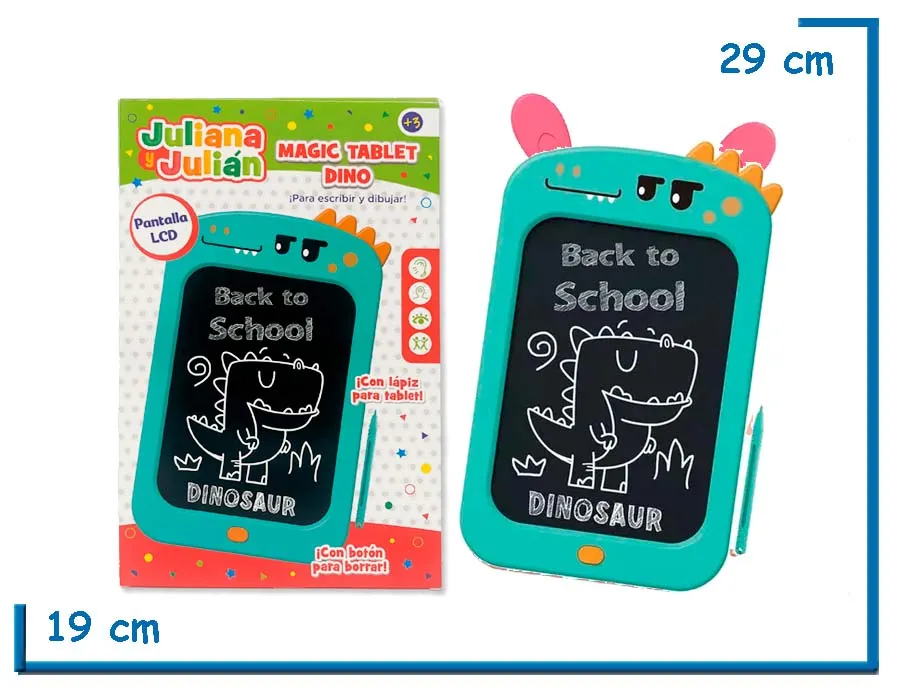 JULIANA Y JULIAN MAGIC TABLET DINO