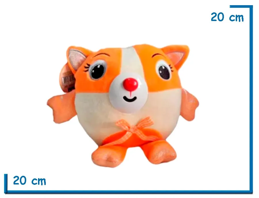 LENGUA PETS PERRO PELUCHE SACA LENGUA CON SONIDO 20CM