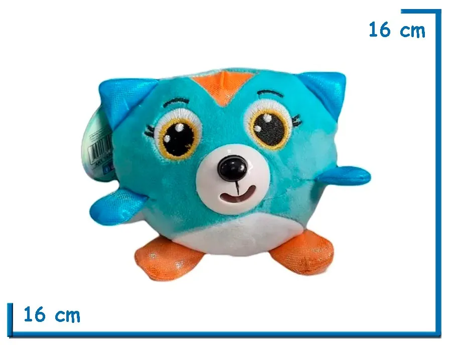 LENGUA PETS PERRO PELUCHE SACA LENGUA CON SONIDO 16CM
