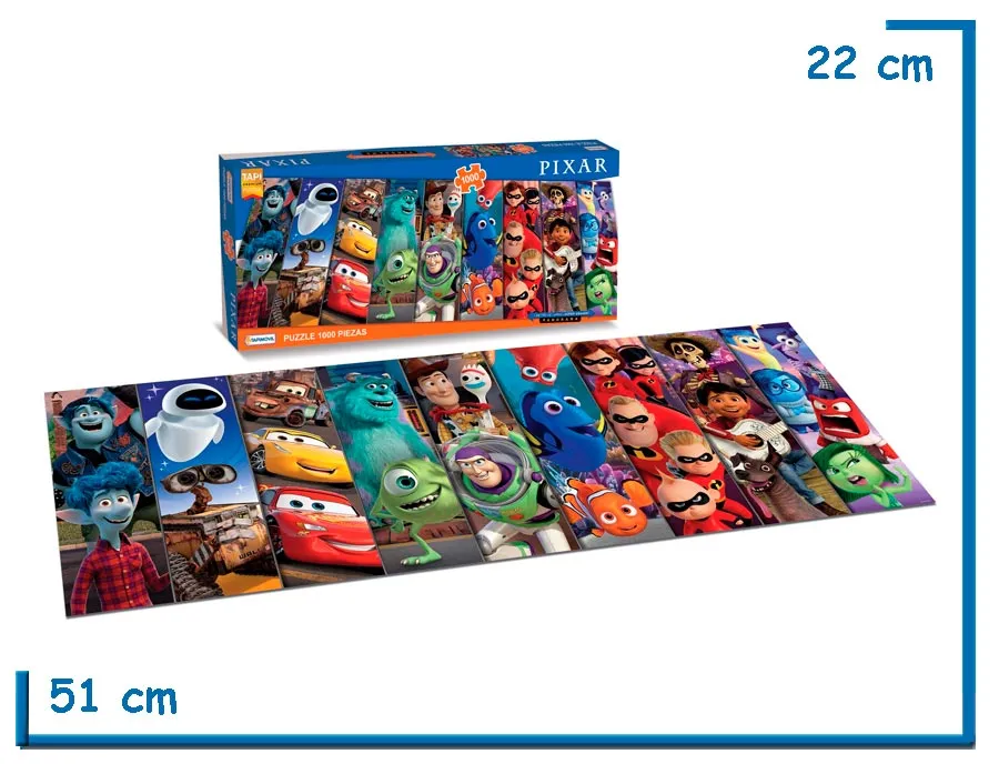 PIXAR PUZZLE PANORAMA X1000 PZS