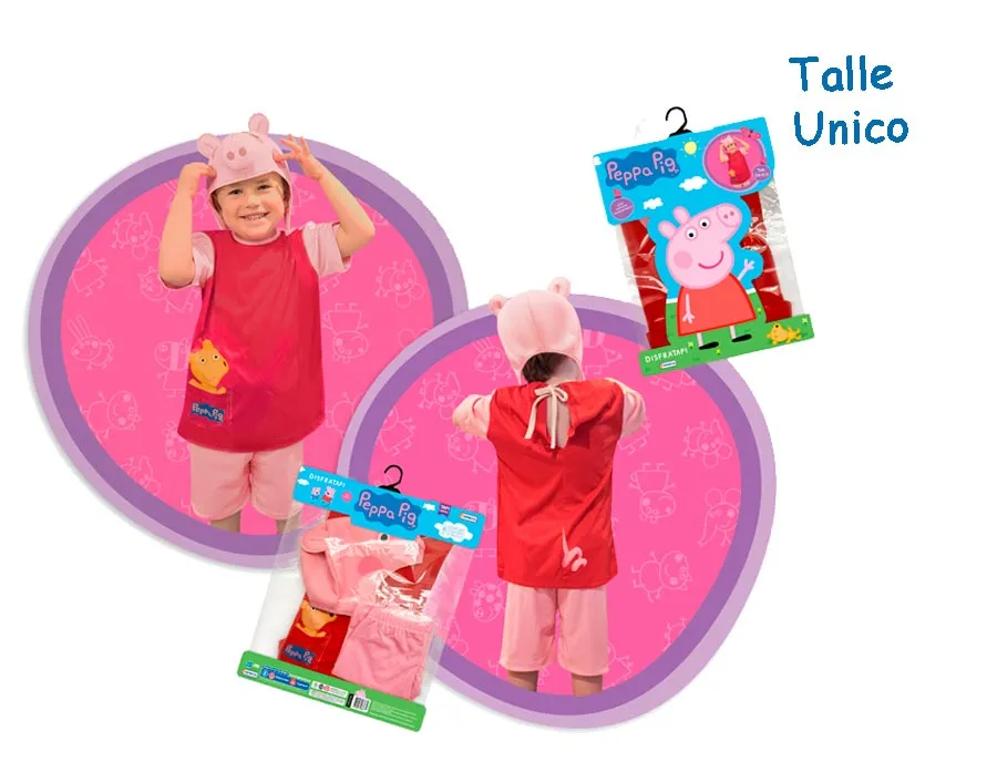 DISFRAZ T.UNICO PEPPA PIG
