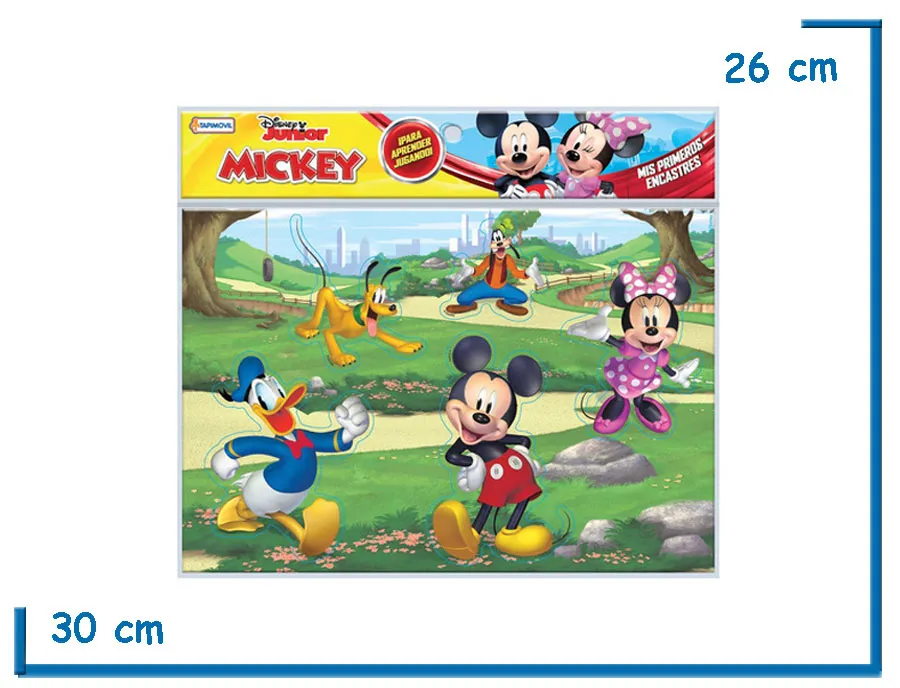 MICKEY MIS PRIMEROS ENCASTRES GOMA EVA