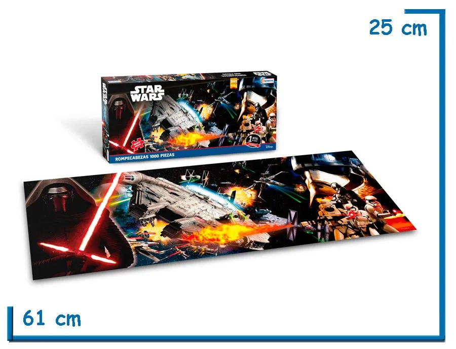 STAR WARS TFA PUZZLE PANORAMA X1000 PZS