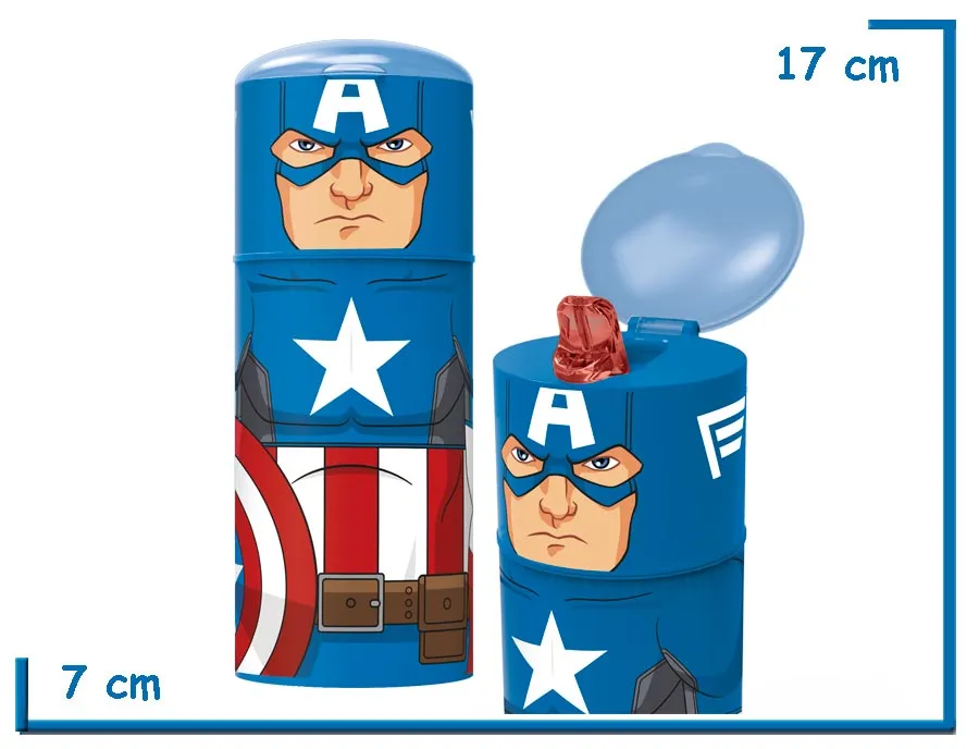 CAPTAIN AMERICA BOTELLA 350 ML CHARACTER SLIPPER