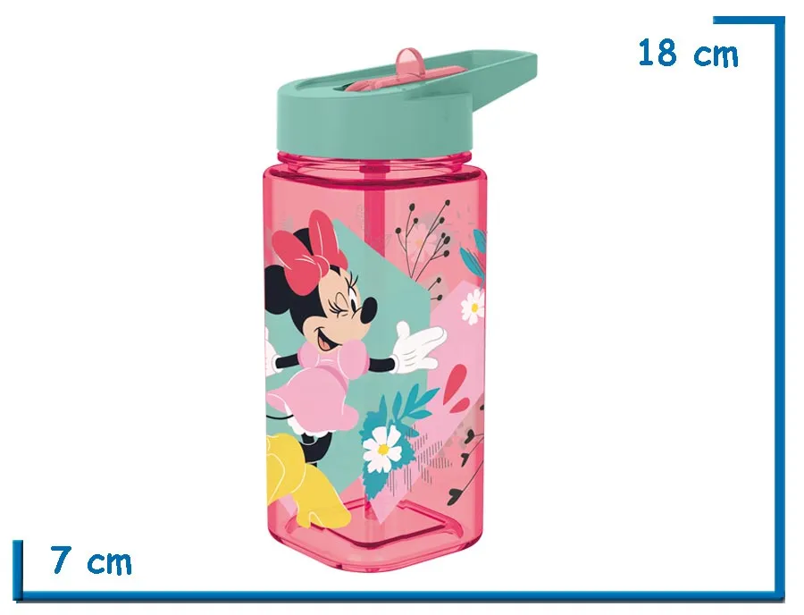 MINNIE MOUSE BOTELLA 510 ML SQUARE WATER