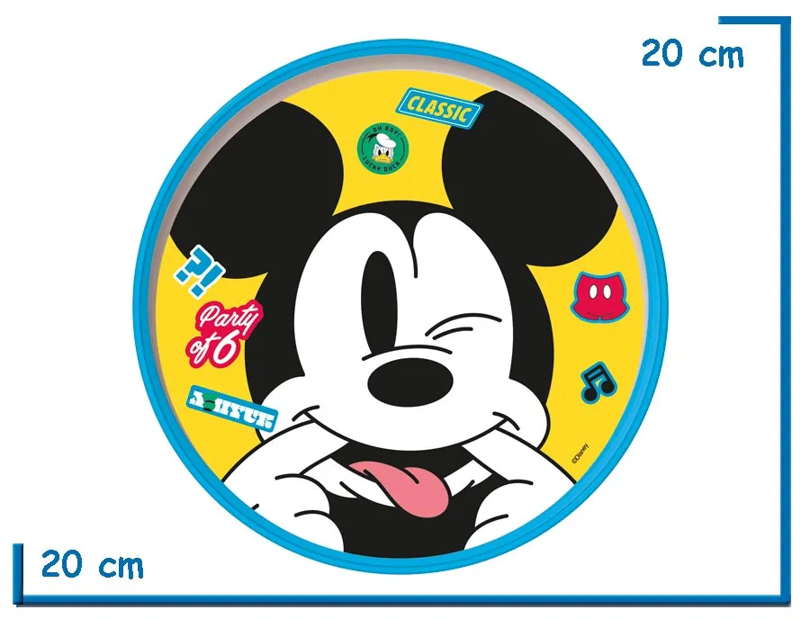 MICKEY MOUSE PLATO BICOLOR NON-SLIP PREMIUM