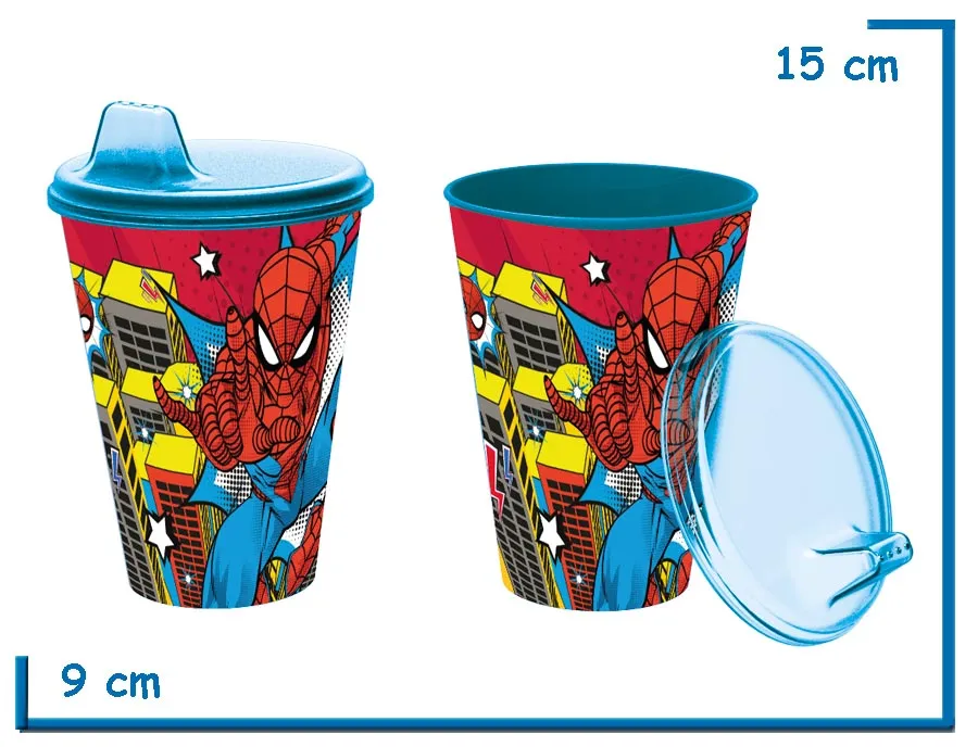 SPIDER-MAN VASO 430 ML EASY SLIPPER