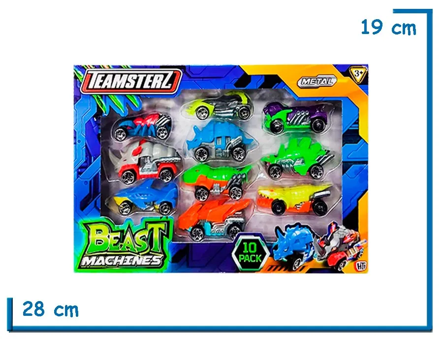 TEAMSTERZ BEAST MACHINES 10 PACK