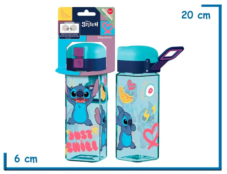 STITCH BOTELLA SAFETY LOCK SQUARE ECOZEN 550ML