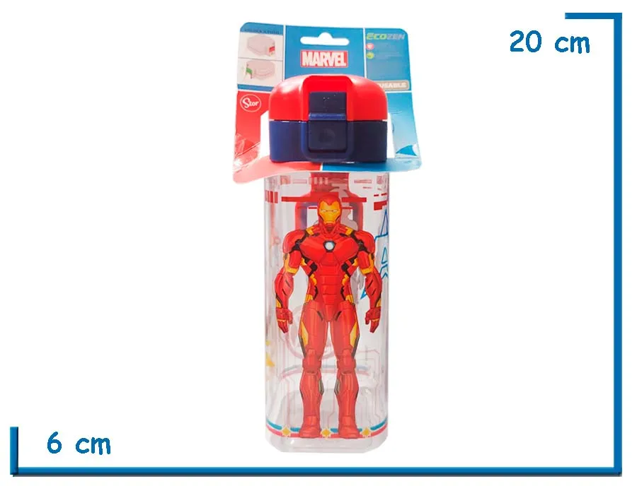 AVENGERS BOTELLA SAFETY LOCK SQUARE ECOZEN 550ML