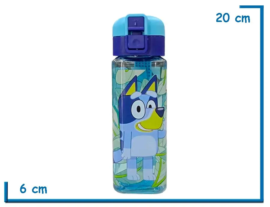 BLUEY BOTELLA SAFETY LOCK SQUARE ECOZEN 550ML