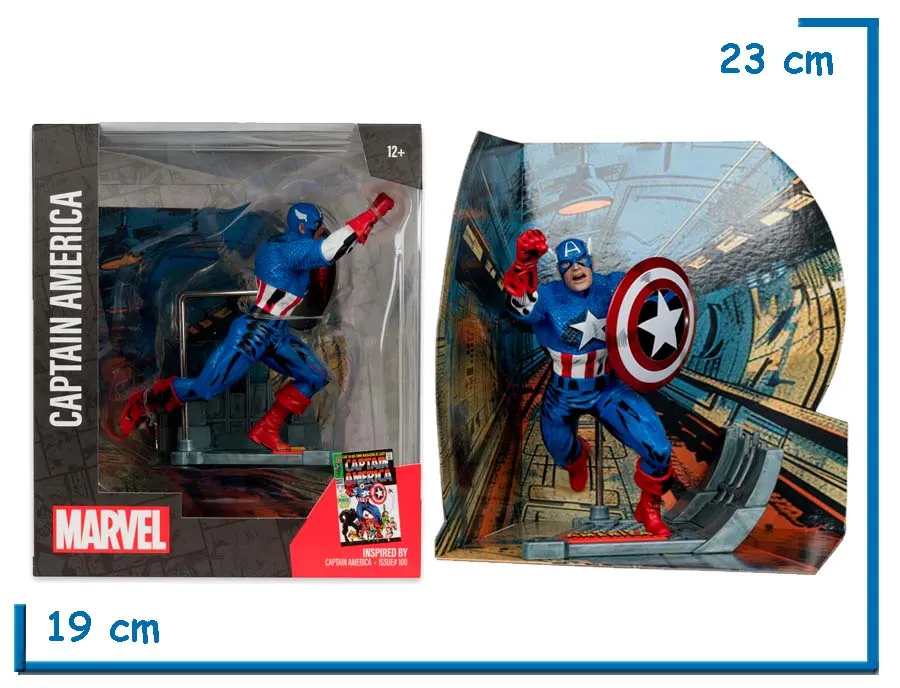 MCFARLANE CAPTAIN AMERICA - CAPTAIN AMERICA ISSUE #100 MARVEL