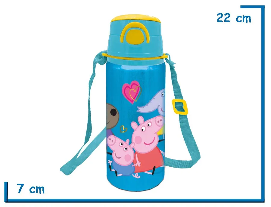 PEPPA PIG BOTELLA 730 ML ALUMINIUM POP-UP