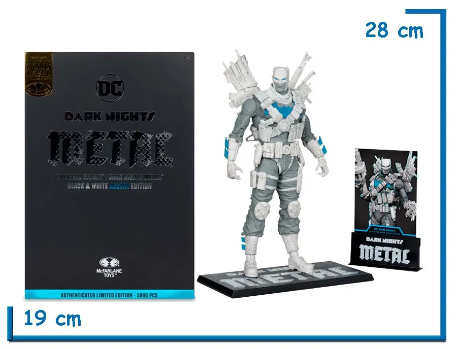 MCFARLANE THE GRIM KNIGHT BNW ACCENT (DARK NIGHTS METAL) GL 18 CM DC