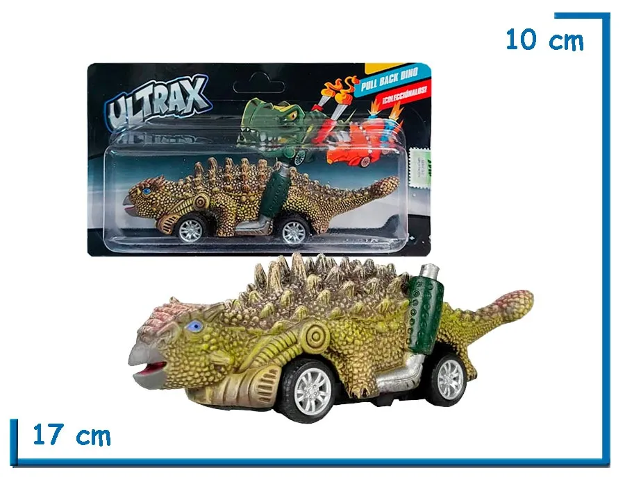 2X1 ULTRAX ANQUILOSAURIO PULL BACK DINO