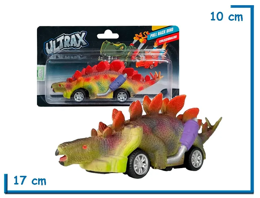 2X1 ULTRAX STEGOSAURIO PULL BACK DINO