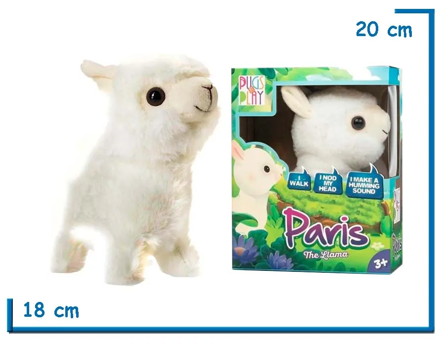 2X1 PUGS AT PLAY PARIS THE LLAMA CON MOVIMIENTO Y SONIDO