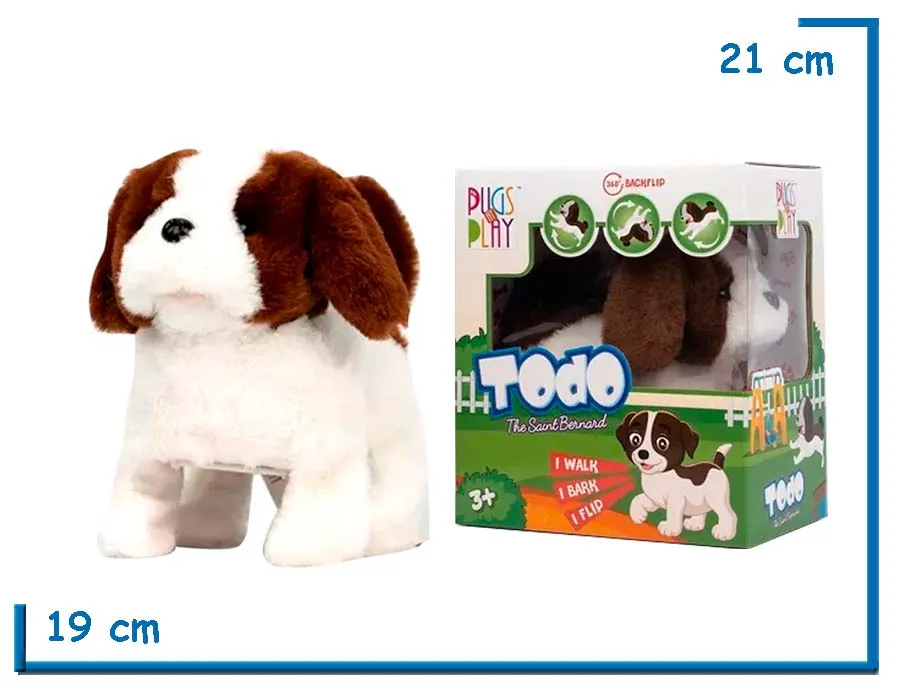 2X1 PUGS AT PLAY TODO THE SAINT BERNARD CON MOVIMIENTO Y SONIDO