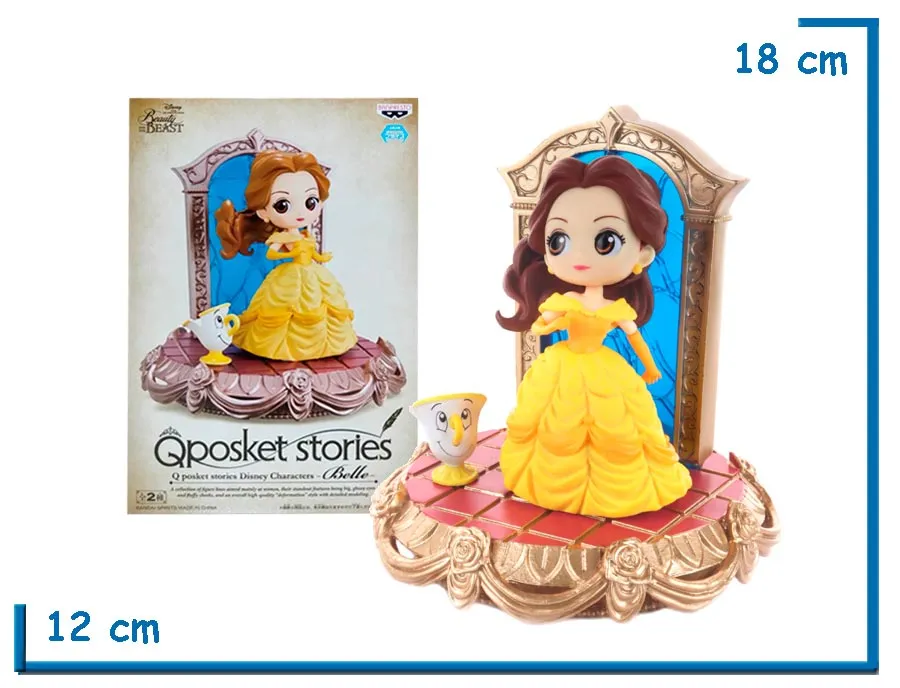 BANPRESTO BELLE THE BEAUTY AND THE BEAST Q POSKET STORIES