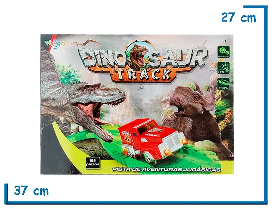 2X1 DINOSAUR TRACK PISTA 188 PZS GIRO ACROBATICO
