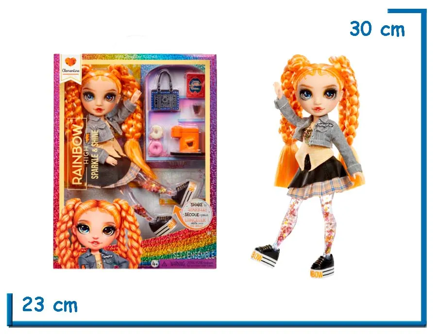 MGA RAINBOW HIGH CLEMENTINE SPARKLE & SHINE