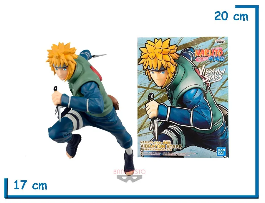 BANPRESTO NAMIKAZE MINATO NARUTO SHIPPUDEN VIBRATION STARS