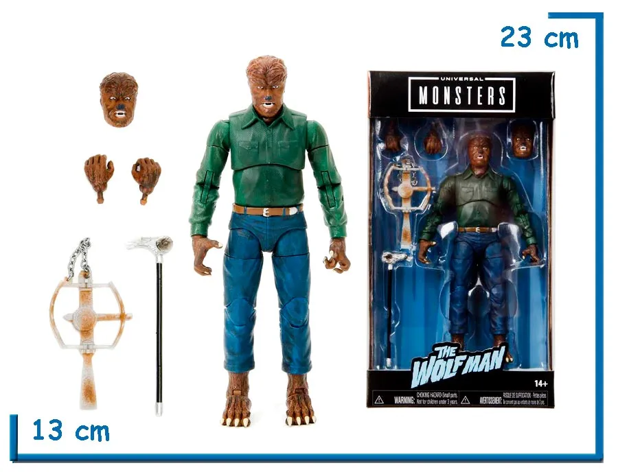 JADA THE WOLFMAN UNIVERSAL MONSTERS 6"