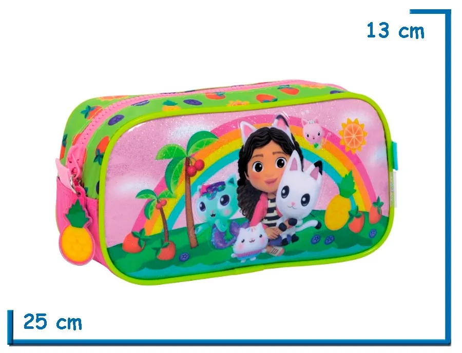 PORTALAPIZ SIMPLE GABBYS DOLLHOUSE VERDE ARCOIRIS